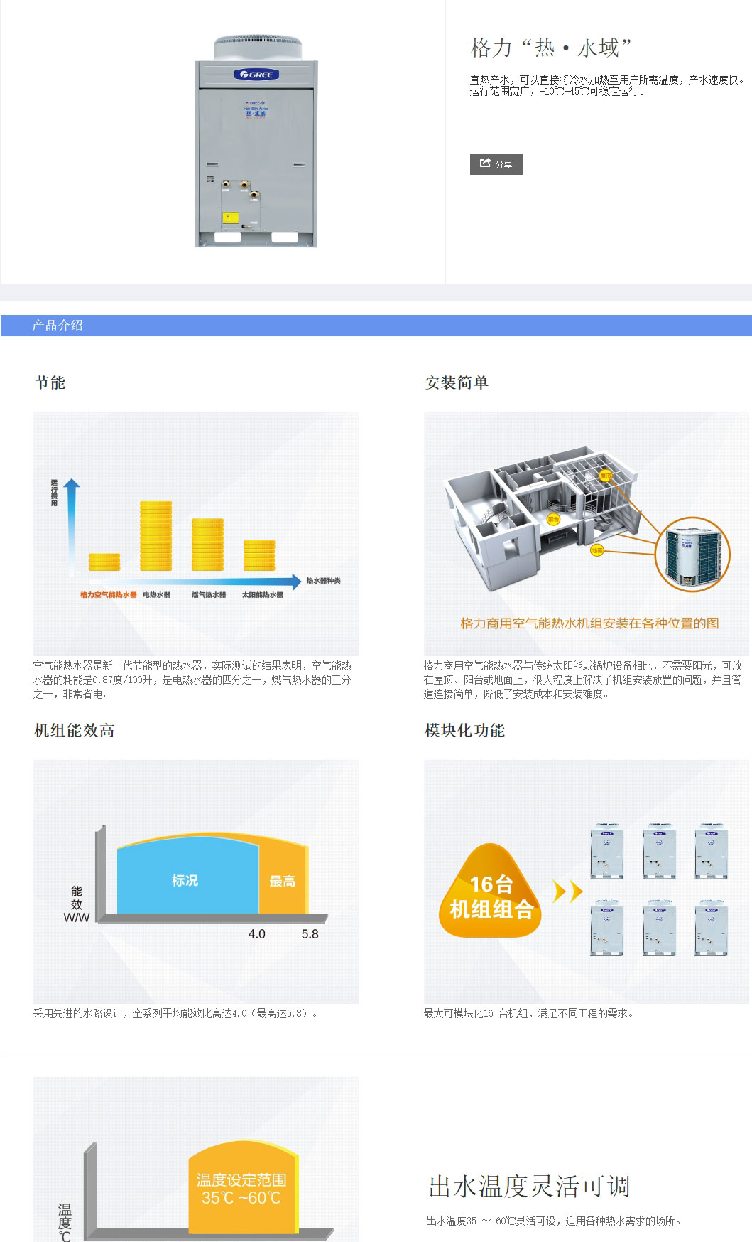 格力中央热水器