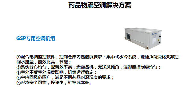 药品物流EK专用空调解决方案3